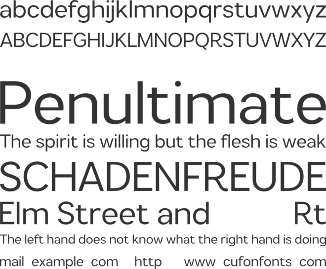 Armonia Sans font preview