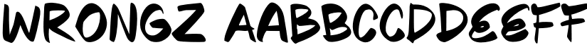 Wrongz font download