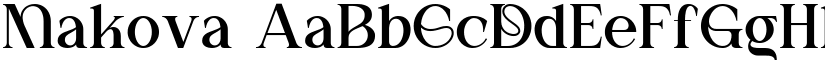 Makova font download