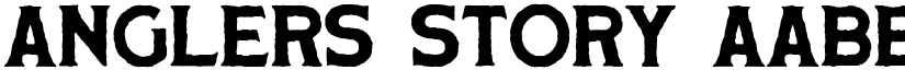 Anglers Story font