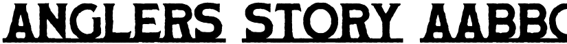 Anglers Story font