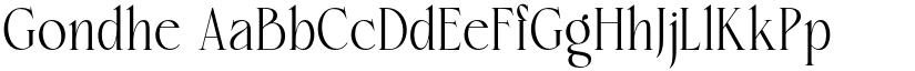 Gondhe font download