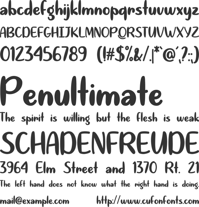 Quite Magical font preview