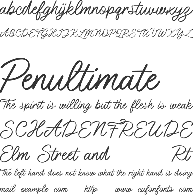 Typeful font preview