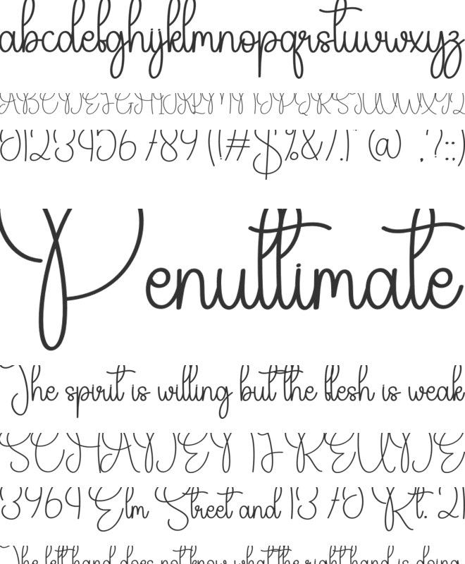 Awesome font preview