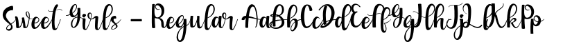 Sweet Girls - Regular font