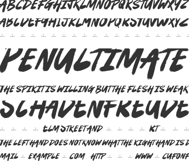 Wanted Poster font preview
