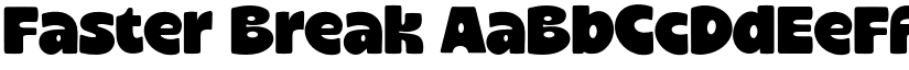 Faster Break font download