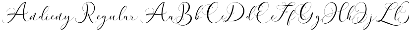 Andieny font download