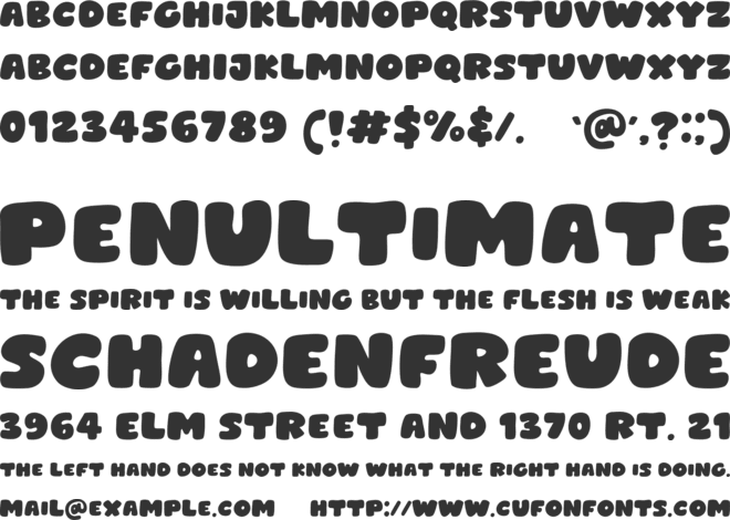 Circle Pizza font preview