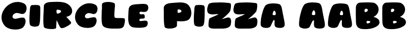 Circle Pizza font download