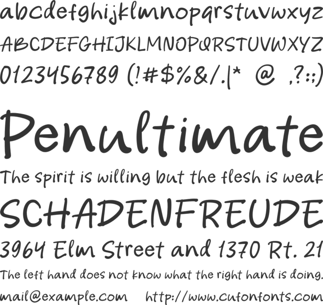 Taste Bread HD font preview
