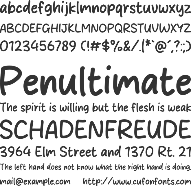 Tomato Pasta font preview