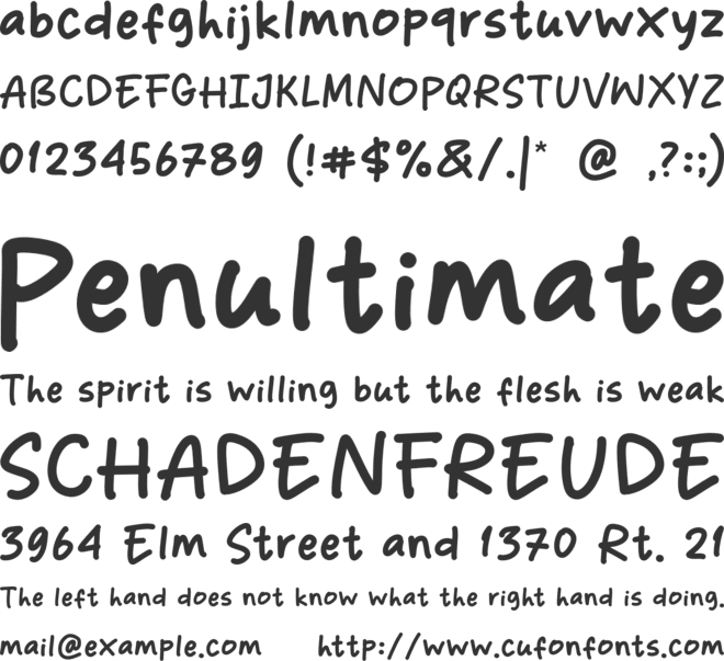 Brew Today HW font preview