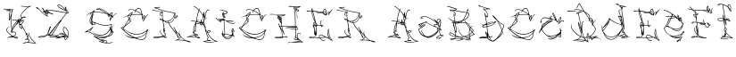 KZ SCRAtCHER font download