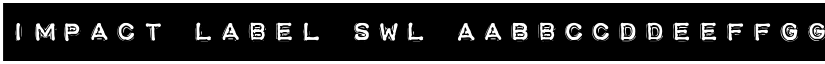 Impact Label SWL font
