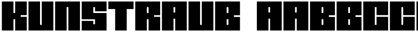 Kunstraub font download