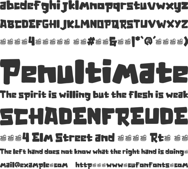 Rikast Pestafy Trial font preview
