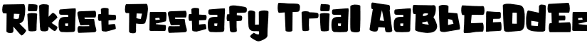 Rikast Pestafy Trial font download