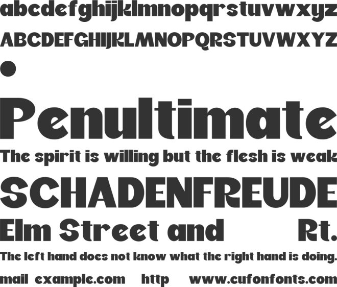 SOKATA font preview