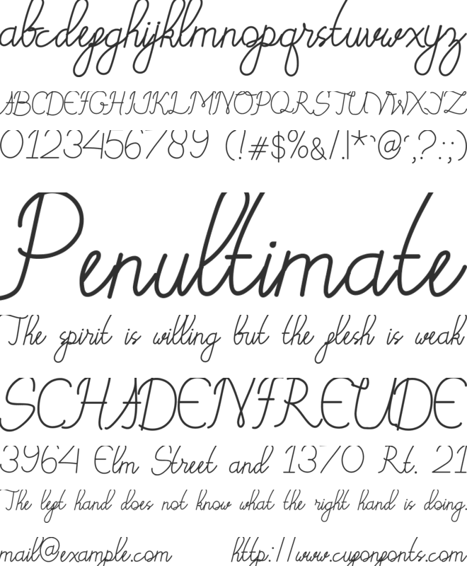 Budapest font preview