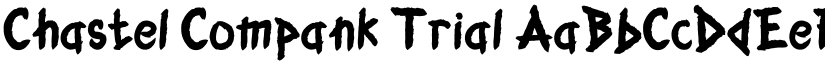 Chastel Compank Trial font download