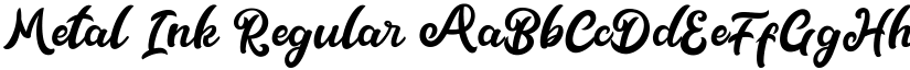Metal Ink font download