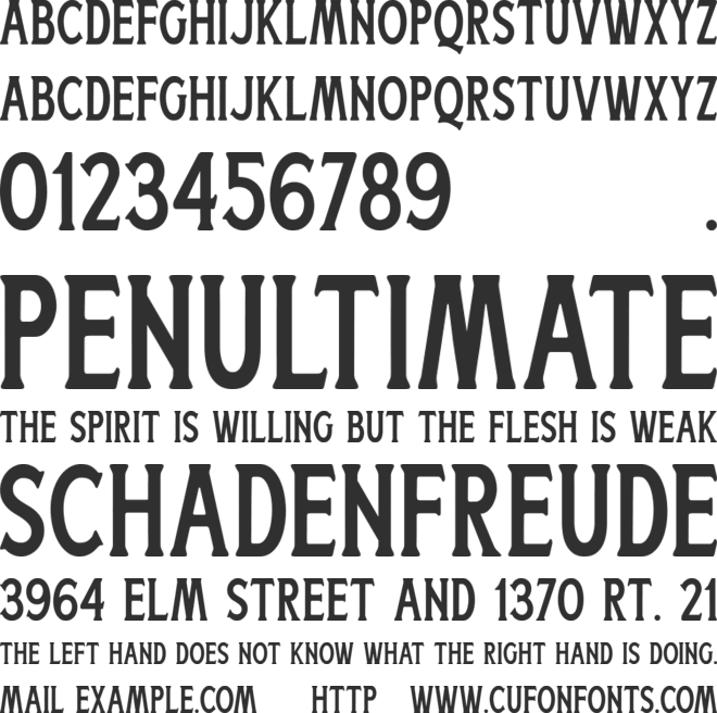 Boatman Regular (Free Personal Use) font preview