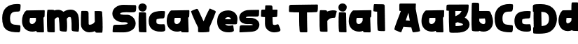 Camu Sicavest Trial font download