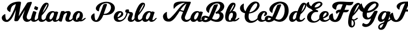 Milano Perla font download
