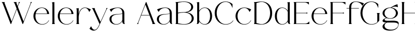 Welerya font download