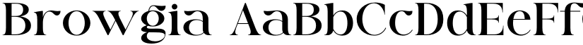 Browgia font download