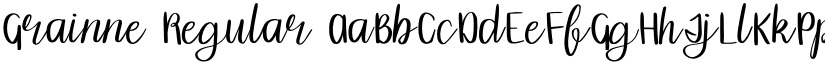 Grainne Regular font