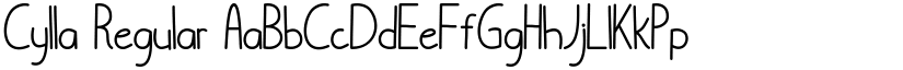 Cylla font download