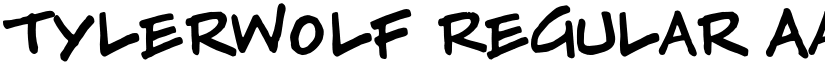 Tylerwolf Regular font