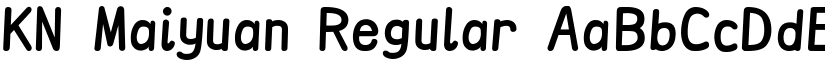 KN Maiyuan font download
