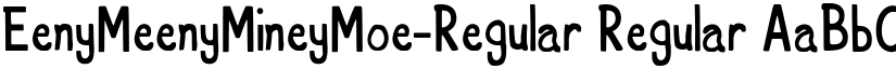 Eeny Meeny Miney Moe font download