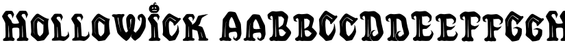 Hollowick font download