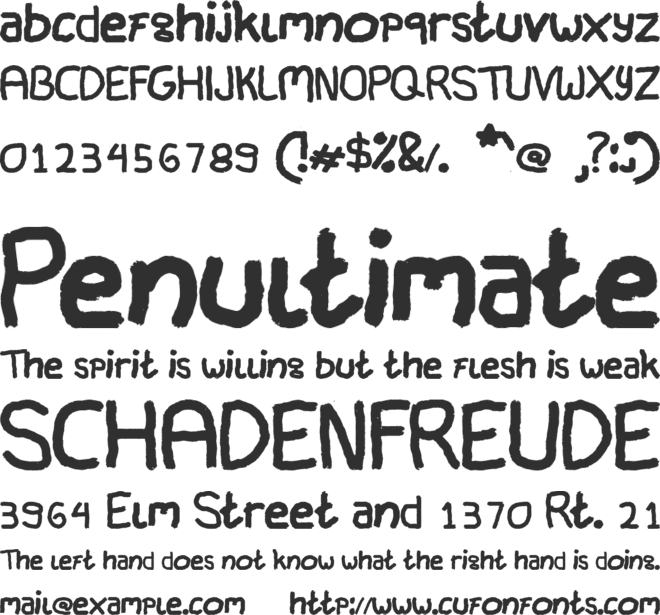 Lambreto Font font preview
