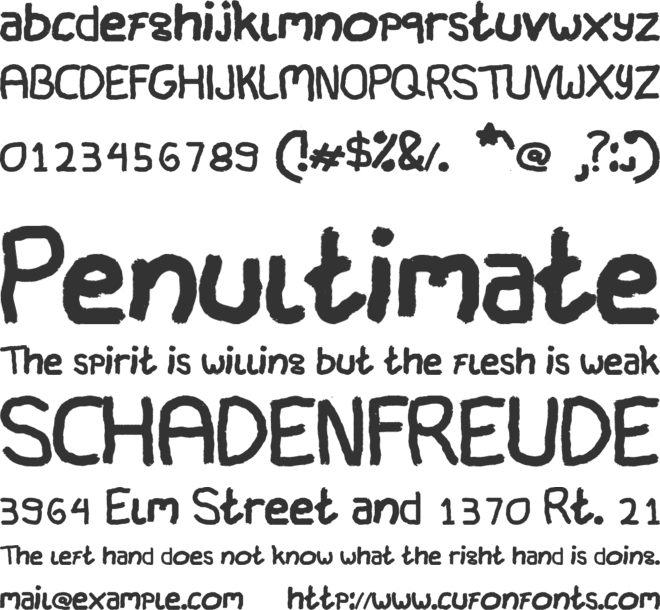 Lambreto Font font preview