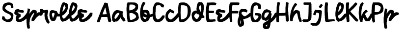 Seprolle font download
