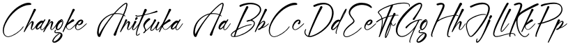 Changke Anitsuka font download