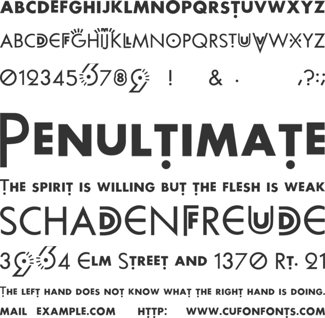 CBBC Retro font preview