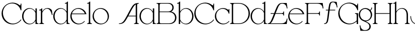 Cardelo font download