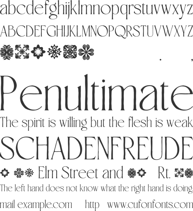 Lowera Personal Use font preview