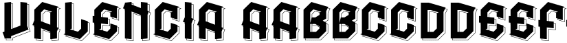 Valencia font