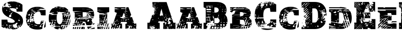 Scoria font download