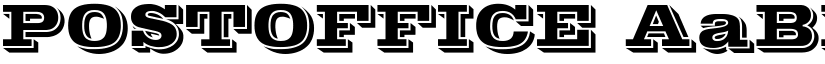 POSTOFFICE font