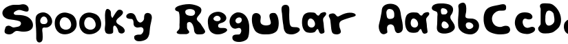 Spooky Regular font