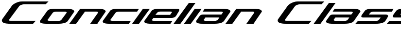 Concielian Classic Regular font